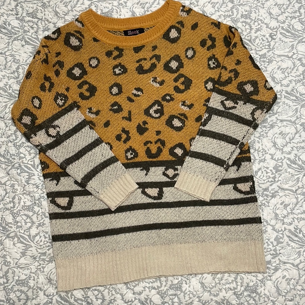 Leopard Print Sweater